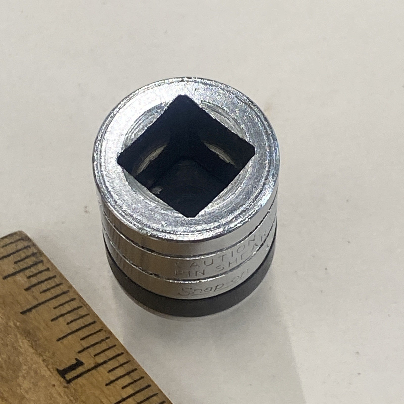 Snap On USA Tools 1/2″ to 3/8″ A4A Socket Adapter w/Pin Shear at 120lb M0792