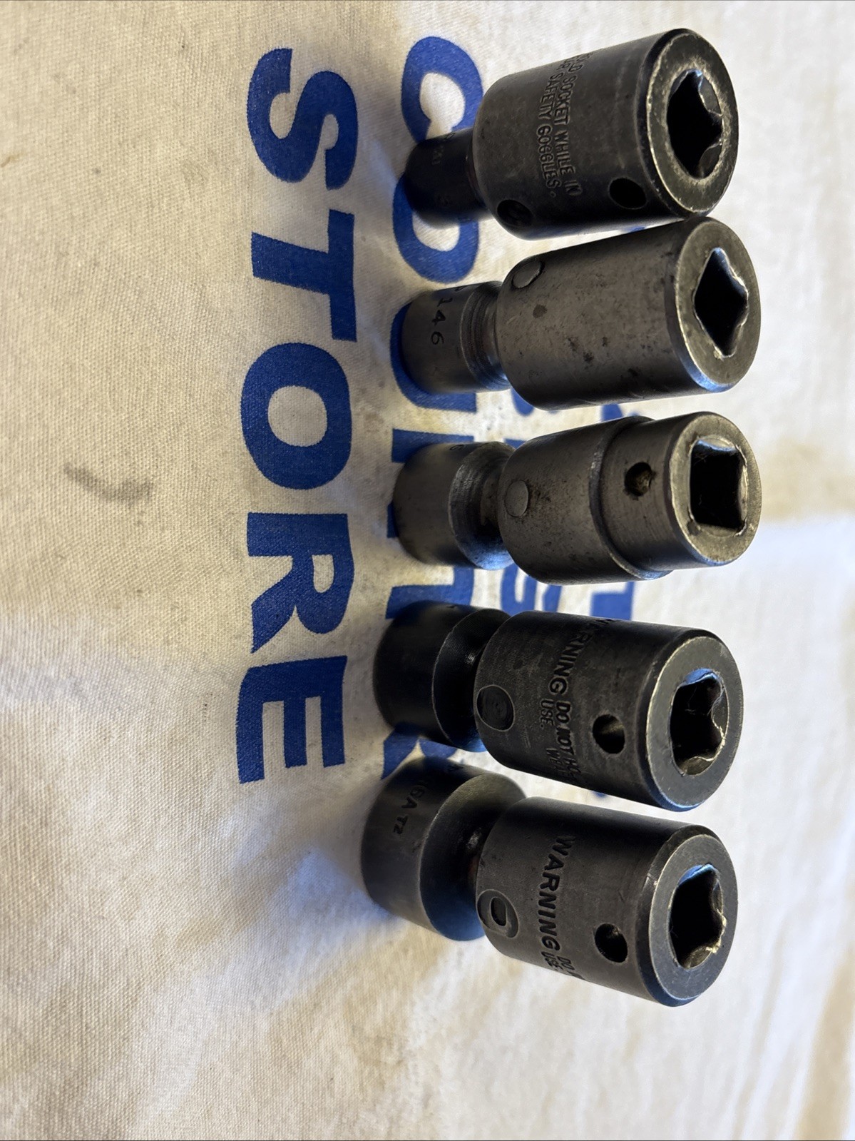 Mac Tools USA 3/8″ Drive 5pc 3/8″-3/4″ SAE Impact Swivel Universal Socket Set