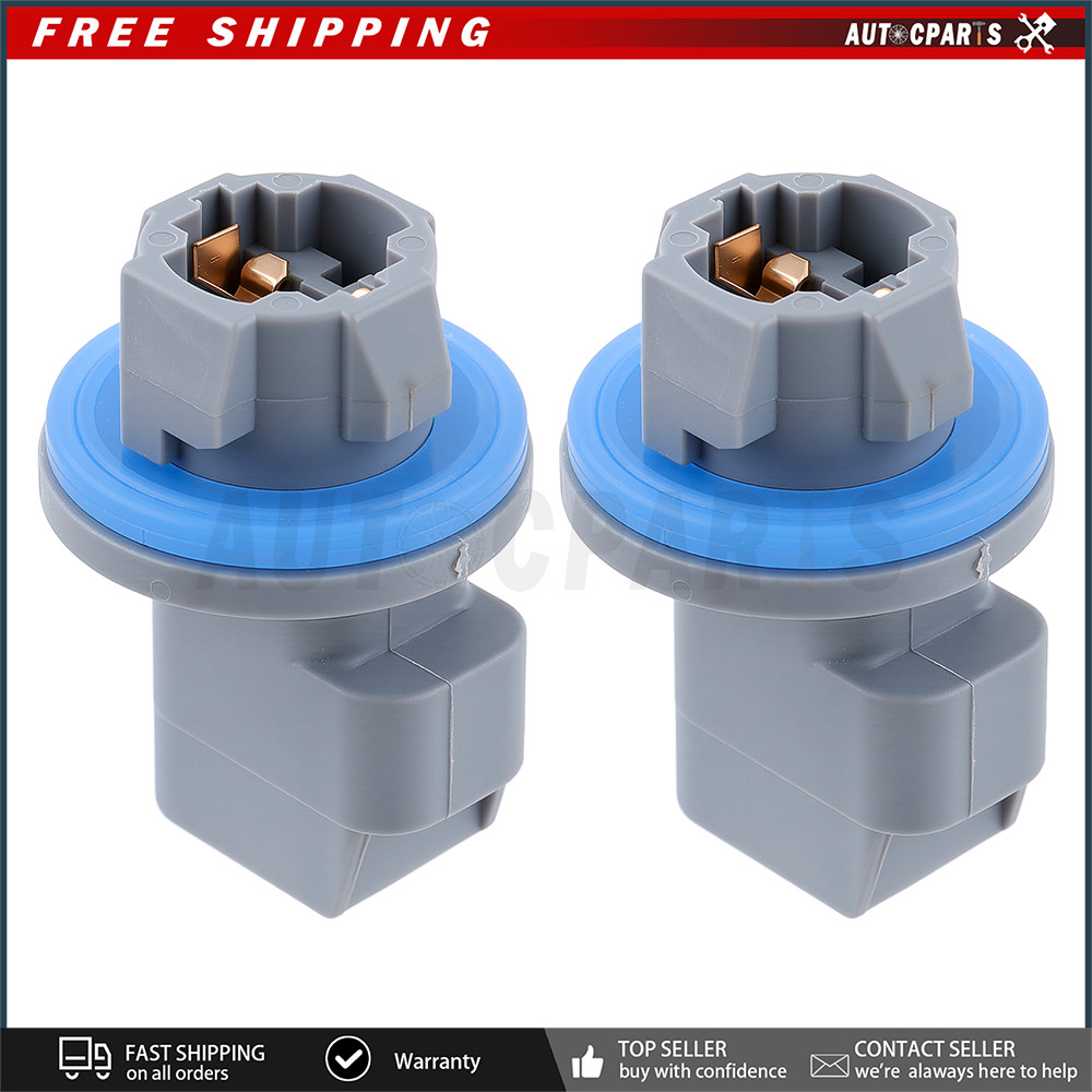 2pcs License Plate Tail Light Brake Lamp Socket for Ford F81Z13411AA AL8Z13411B