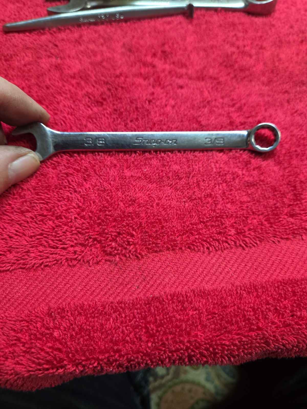 Snap On 3/8″ 12PT Short Chrome Combination Wrench OEX120B