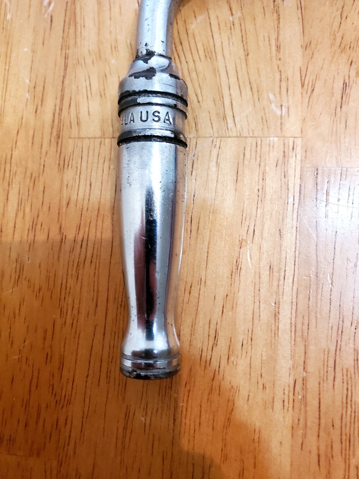 Snap On 18″ Long 3/8″ Drive Chrome Speeder Handle Wrench USA F4LA READ AD