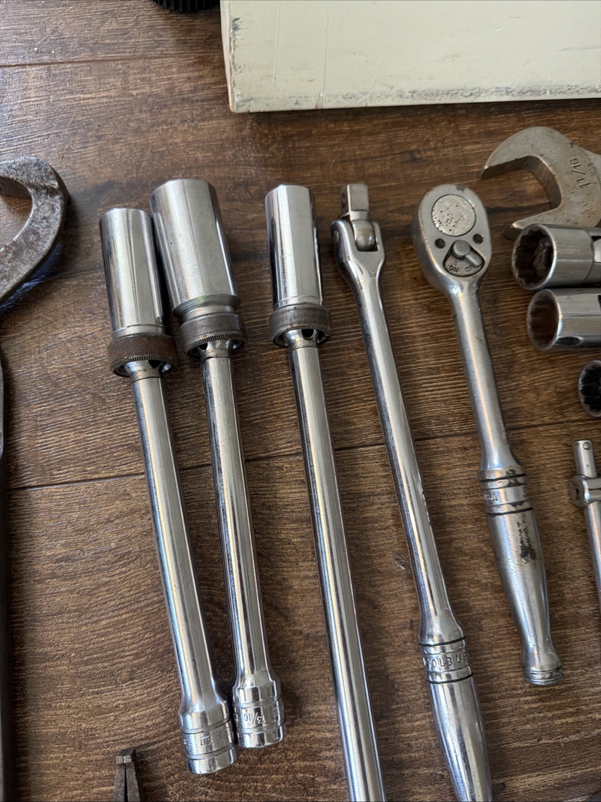Large Snap On Mac Craftsman Tool Lot, Wrench’s screwdrivers Ratchet Flex Head