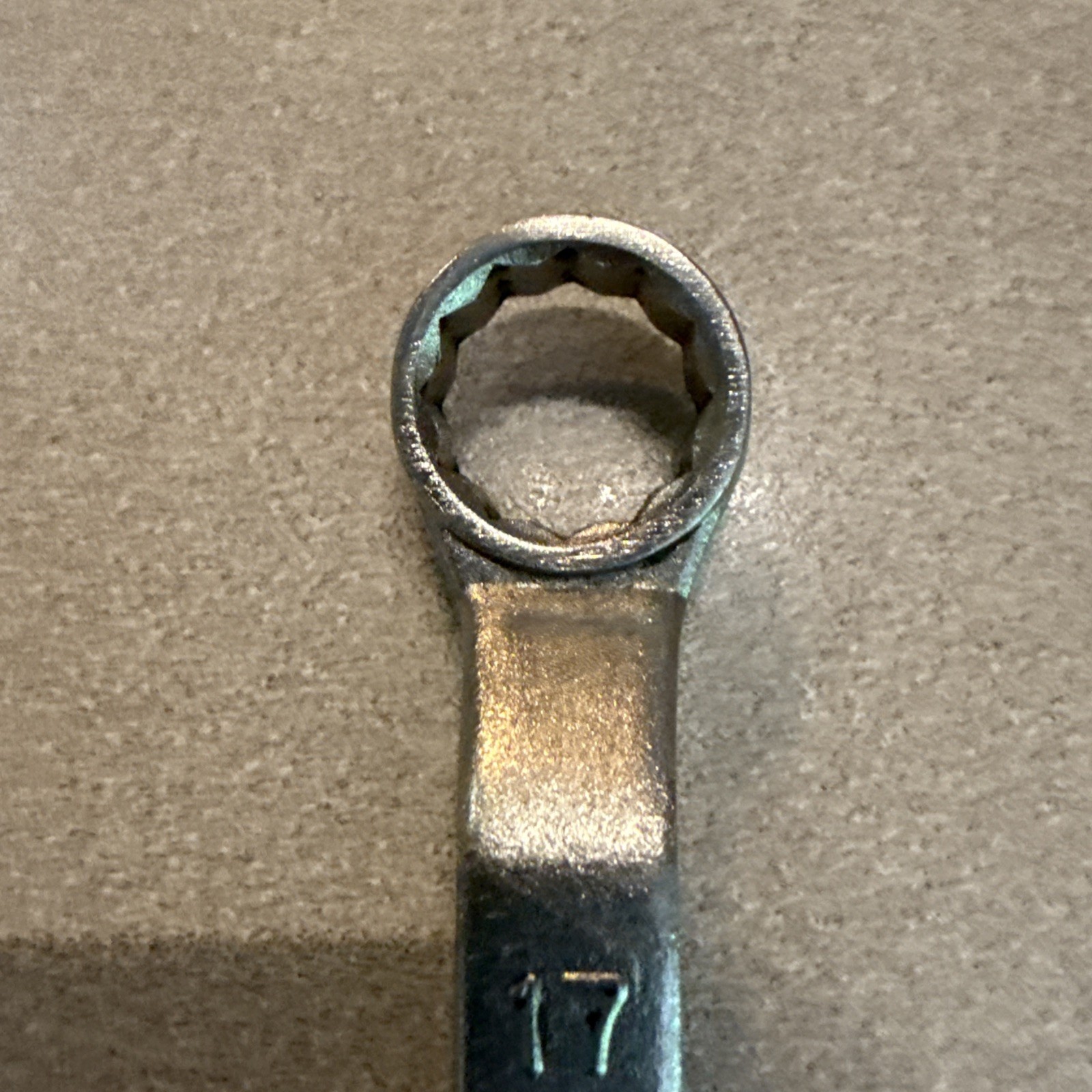 Honda OEM 14 mm/17mm Box End Wrench Factory Tool with RK Circle Logo
