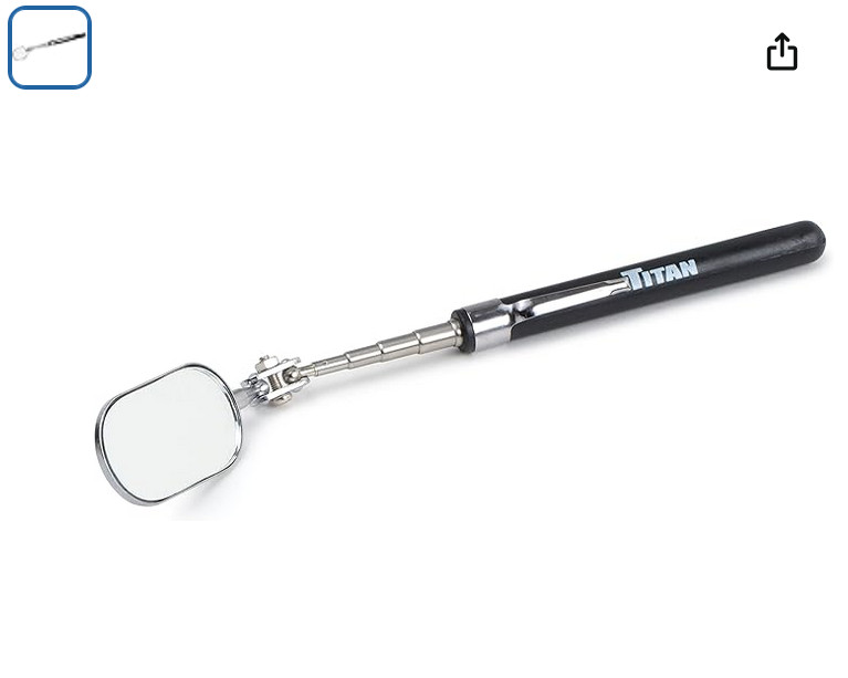 Titan 11185 Telescoping Inspection Mirror