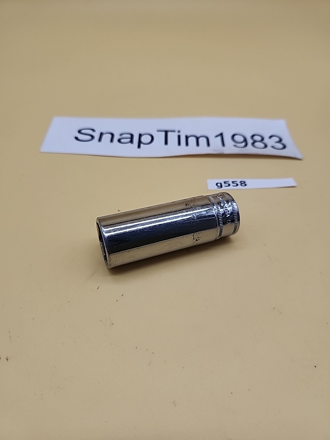Snap-on Tools Deep Well Chrome Socket 3/8″ Drive 18mm Metric 6-Point SFSM18