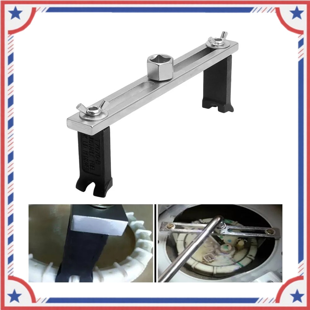 Fuel Pump Tank Lid Cover Adjustable Spanner Wrench Remover Tool Universal