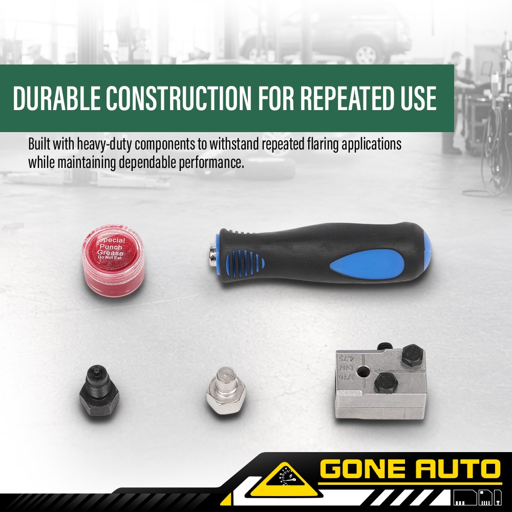 Universal Handheld Car 3/16» Single Flare W/Storage Brake Line Flaring Tool Kit