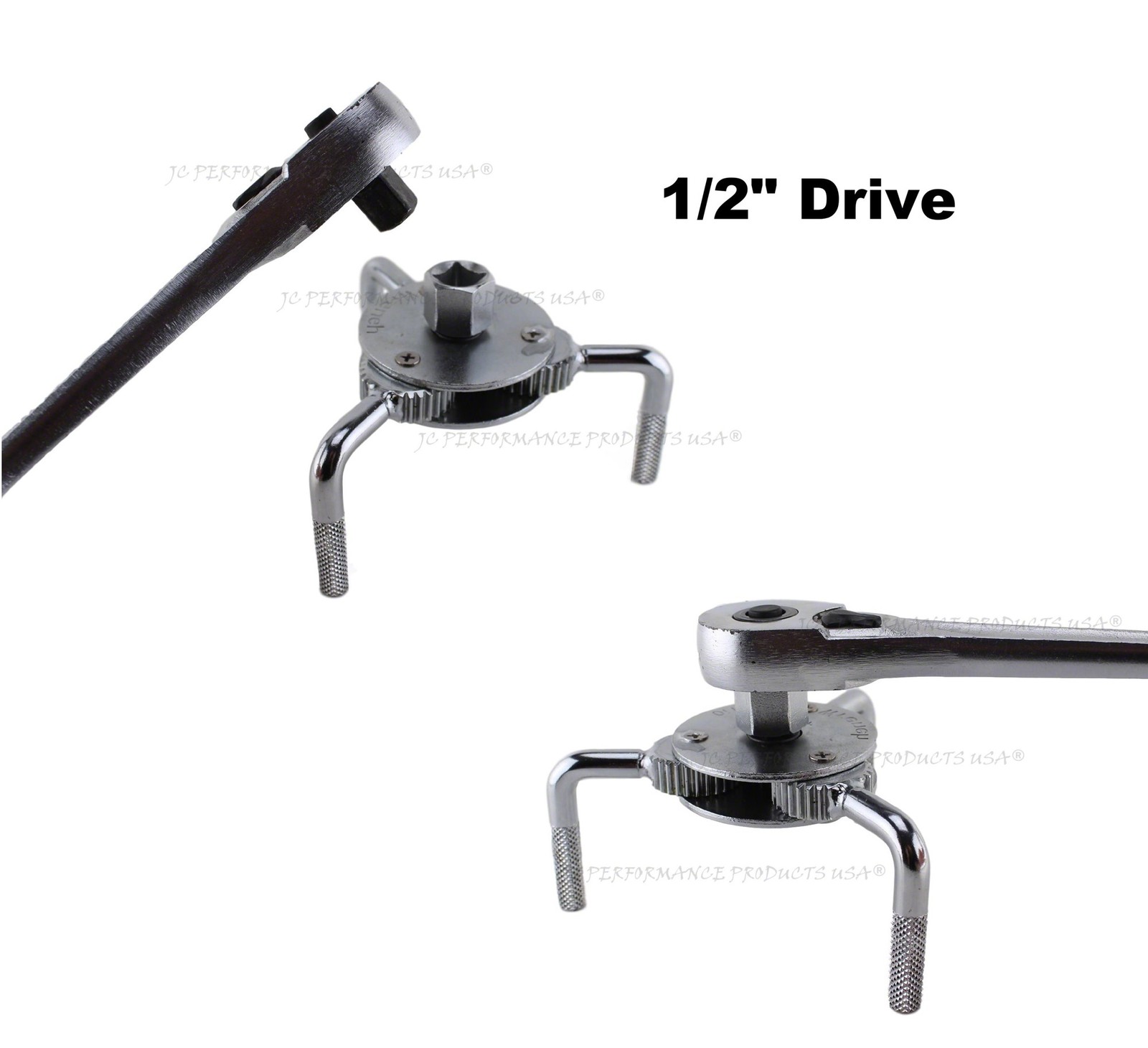UNIVERSAL TWO WAY OIL FILTER WRENCH REMOVAL TOOL FULLY ADJUSTABLE HEAVY DUTY