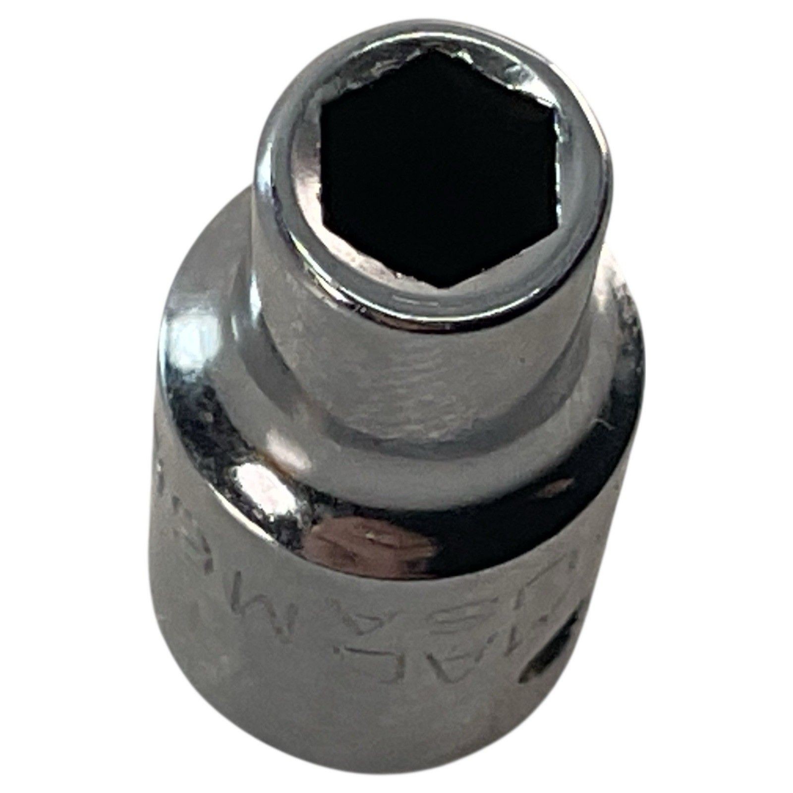 Mac Tools Shallow Socket M66 3/16″ SAE 6pt 1/4″ Drive Chrome USA Mechanic Tool