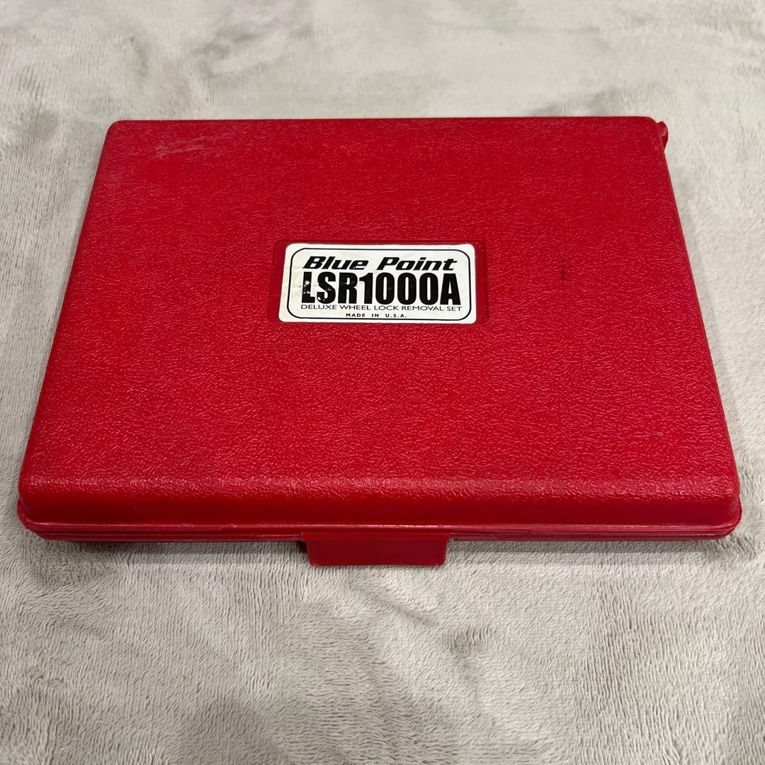 Snap-on Blue Point Master Wheel Lock Nut Removal Socket Set LSR1000A Red Used