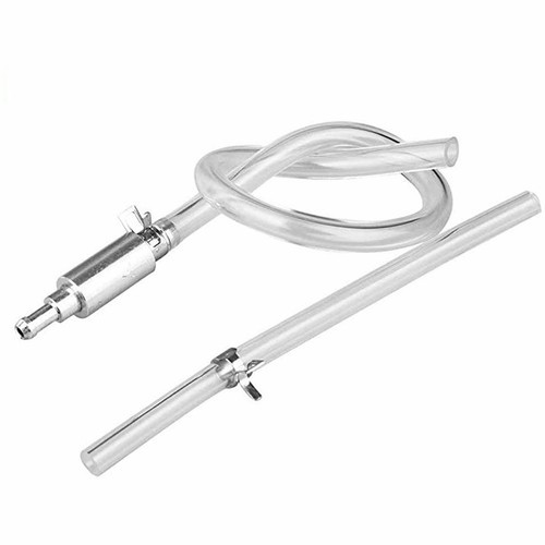 2 PCS Brake Bleeder Hose, One Way Check Valve Tube Bleeding Tool Kit Silver