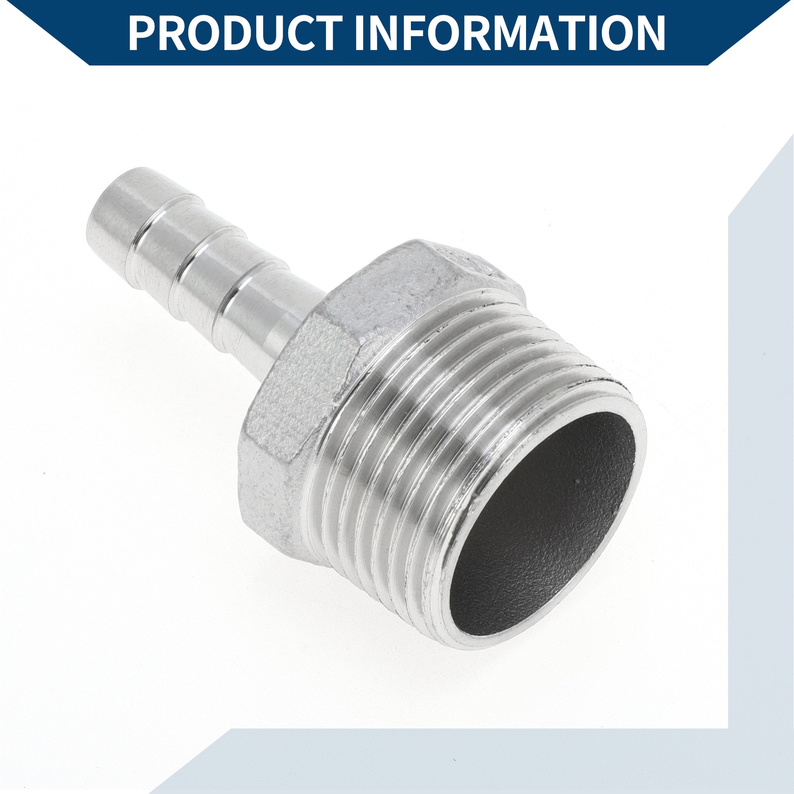 Barb Fittings 15/32″ OD 1″ BSPT Male Fittings a Compression 1 Set