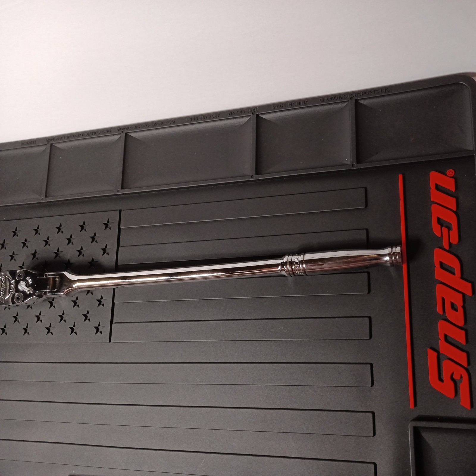 Brand new SNAP-ON SF80A 1/2″ DR. Chrome Long Handle Flex Head Ratchet USA