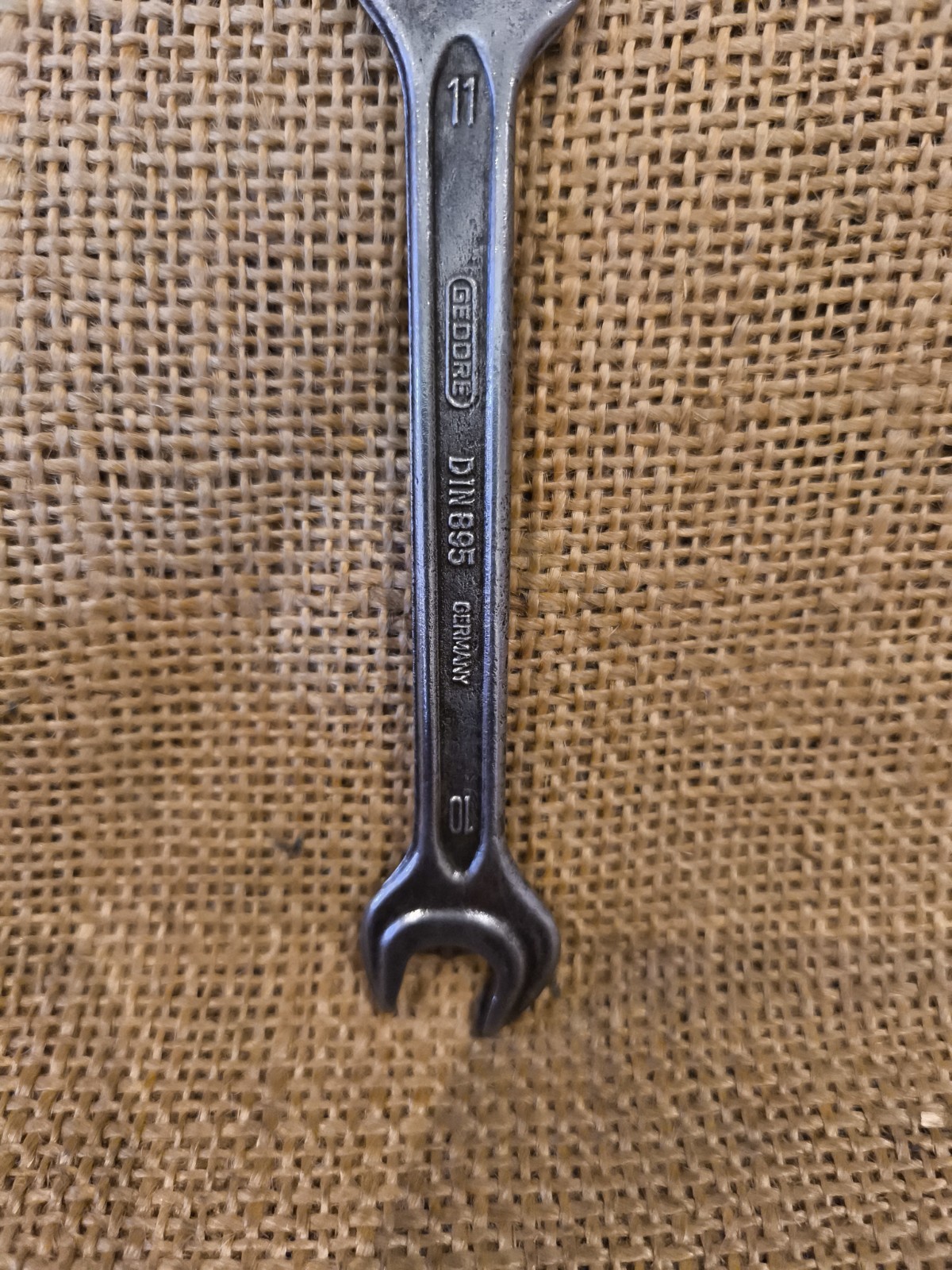Gedore 10mm X 11mm Open Ended DIN895 Spanner Bike Mechanics German Car Tool Kit