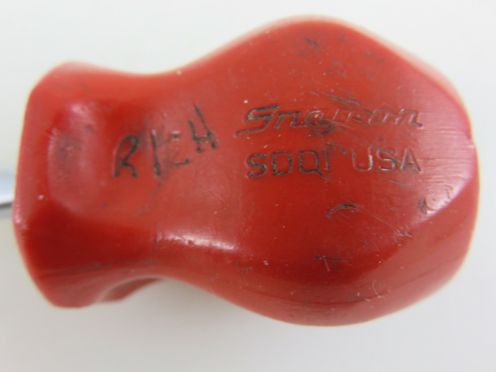 Snap-On SDDP22 Phillips & SDD1 Flate Blade Stubby Screwdrivers RED Hard Handle