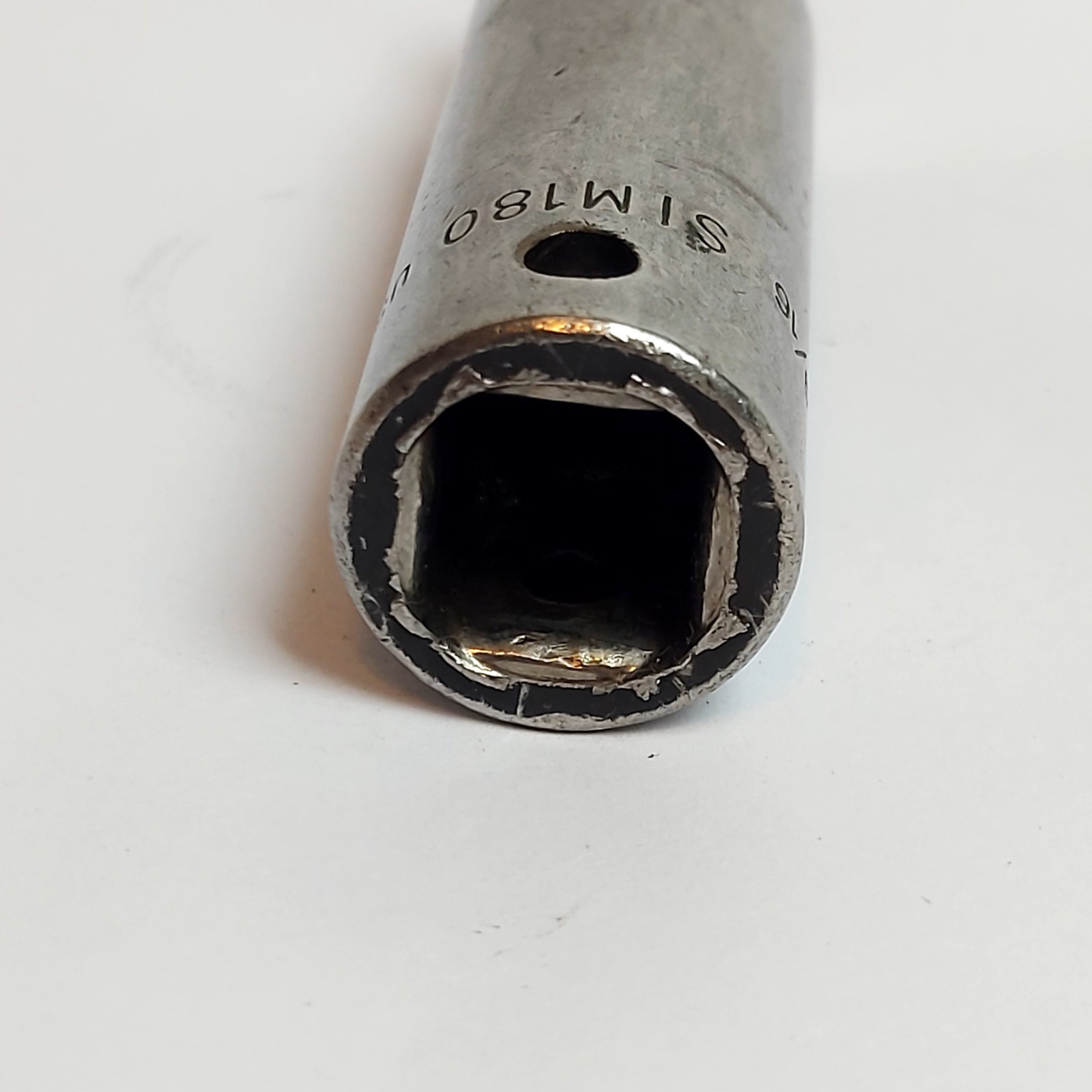 Snap-On SIM180 1/2″ Drive 6 Point 9/16” SAE Deep Impact Socket USA
