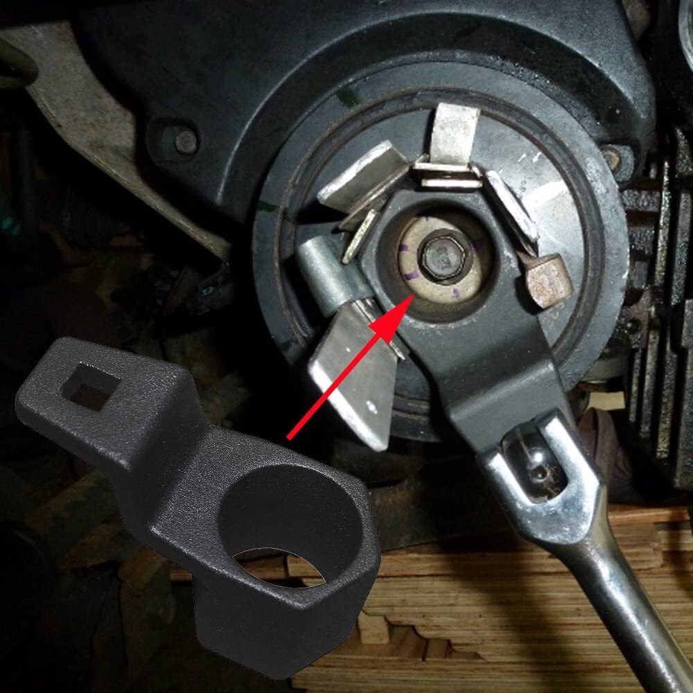 For Honda Acura Crankshaft Crank Pulley Wrench Holder Tool 50mm Removal Spanner
