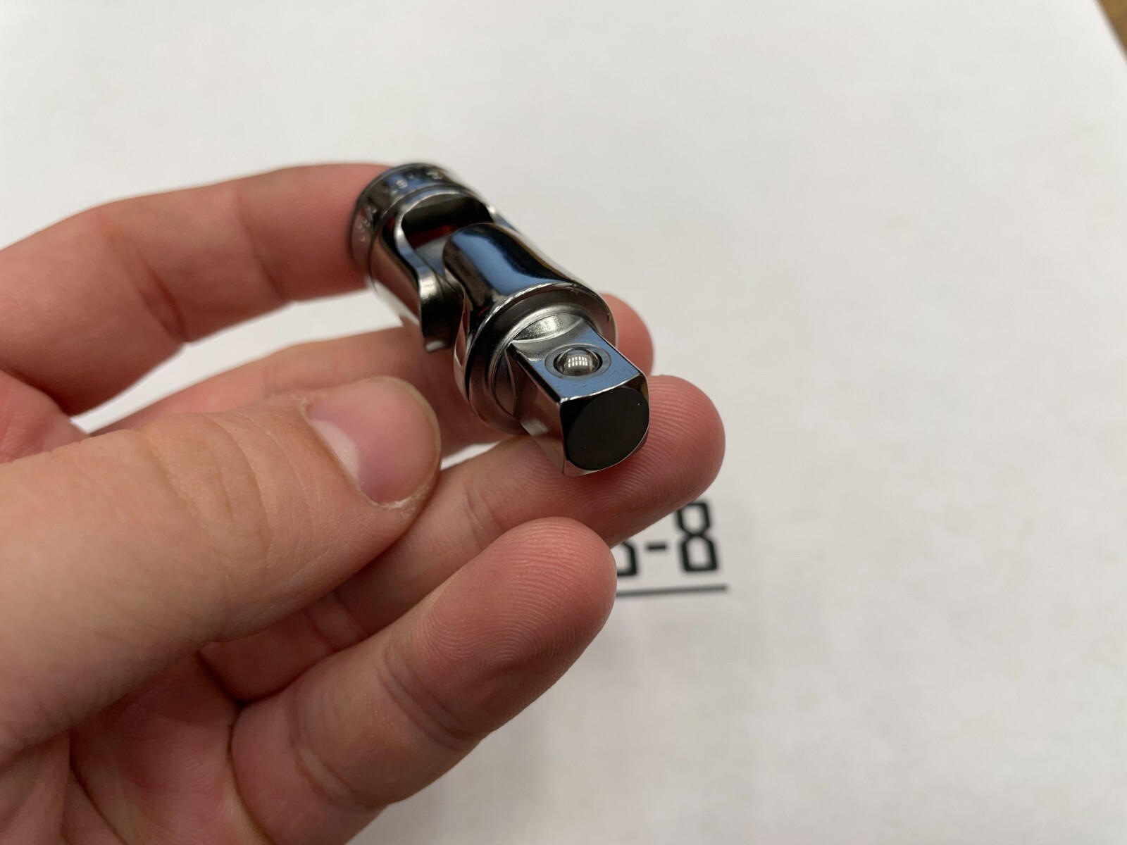 Snap-on Tools USA NEW 3/8″ Drive Chrome Universal Swivel Socket Extension FU8A