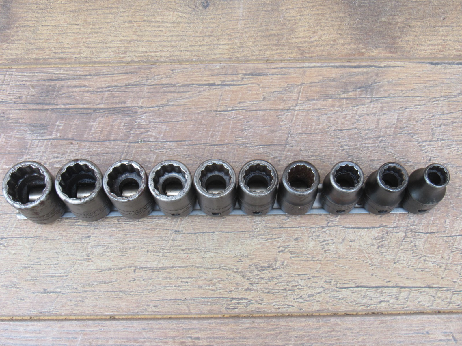 SNAP ON 10MM – 19MM 1/2″ DR METRIC 12 POINT SHALLOW IMPACT SOCKET IMDM100A – 190