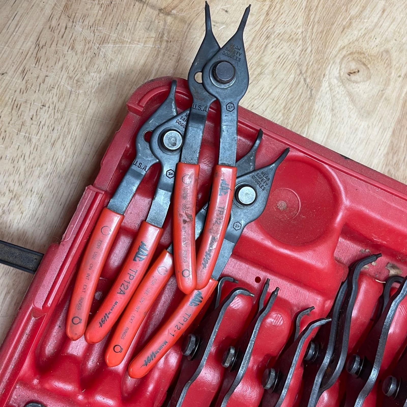 MAC Tools PK250 Retaining Ring Plier Set Convertibles, Retaining Clip plier set