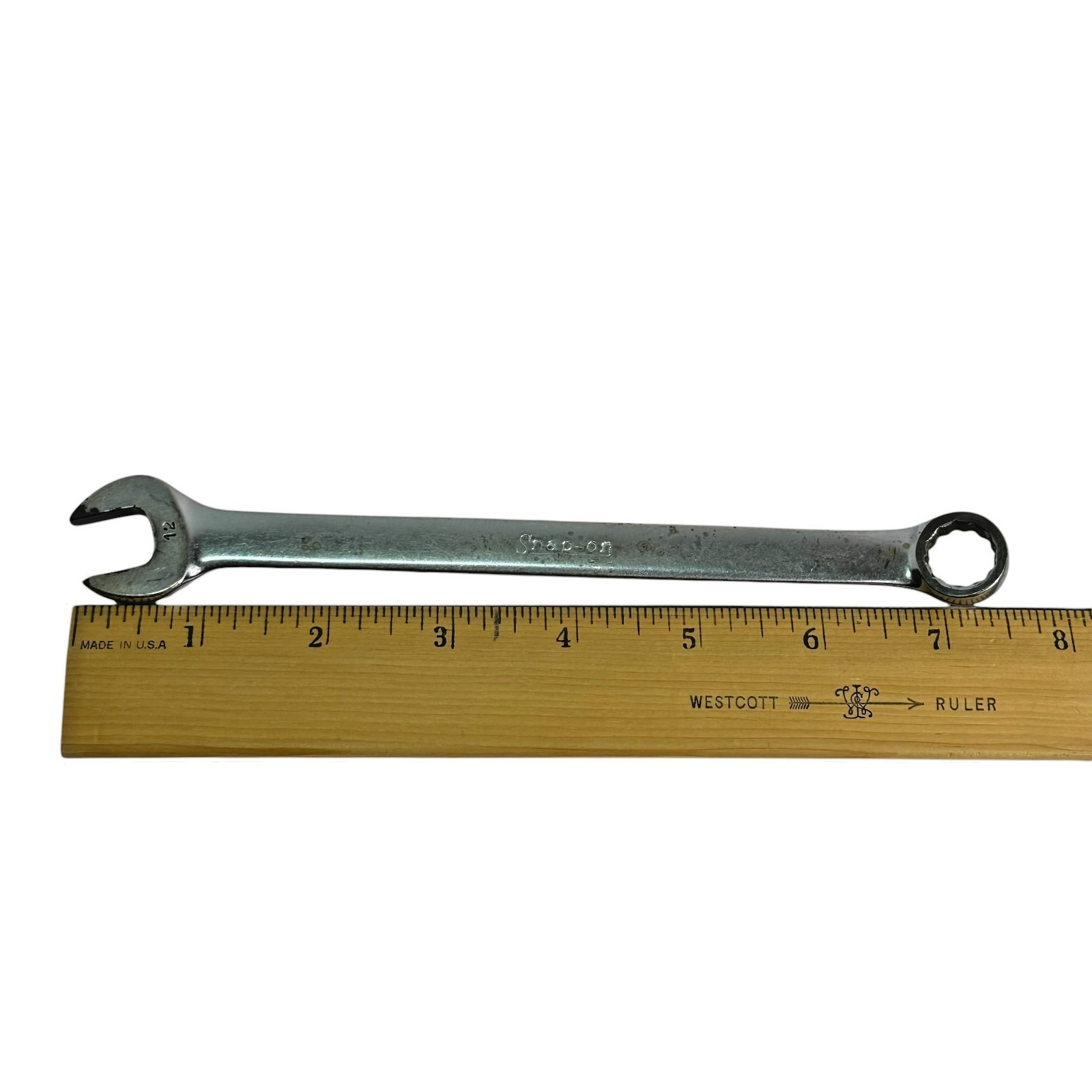 Snap-on OEXM120 12mm Combination Wrench 12 Point Chrome Metric USA Hand Tool