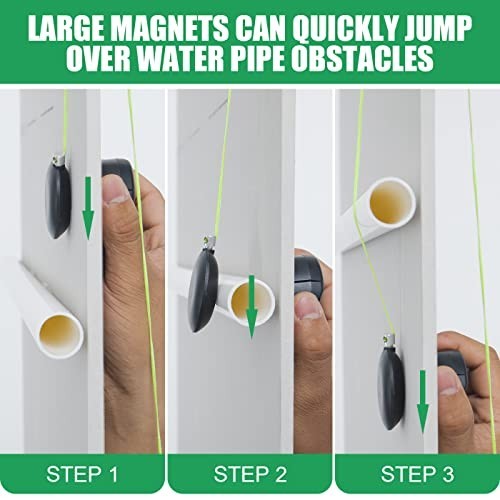 Magnetic Wire Puller Tool – Fish Tape Wire Pulling System for Electrical Cables