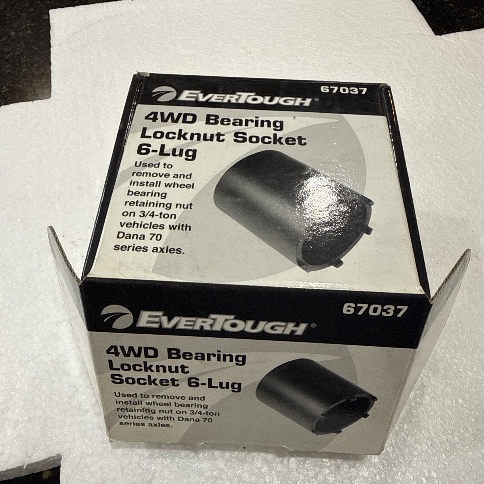 EverTough 67037 4wd Bearing Locknut Socket 6-Lug Dana 70