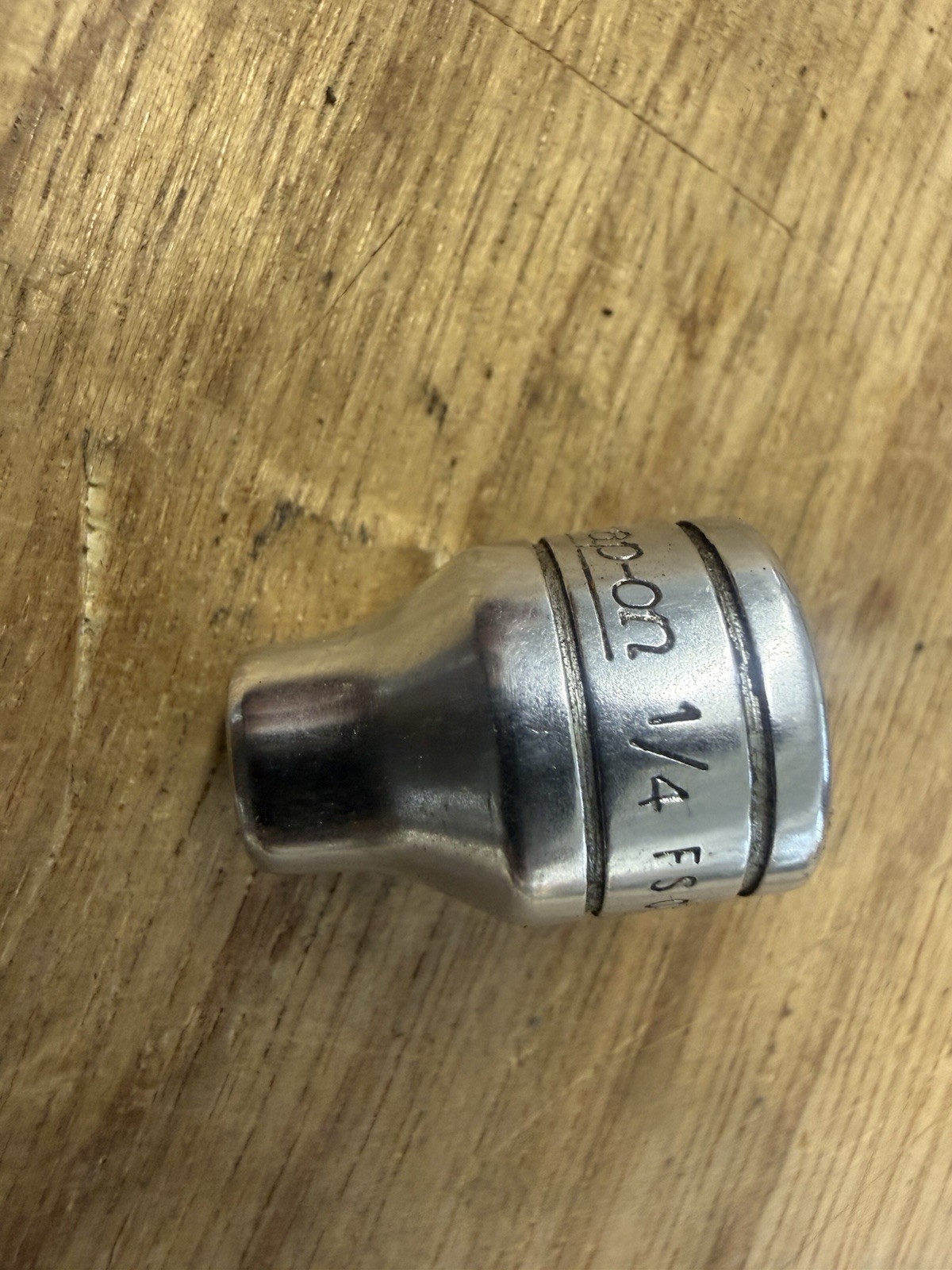 Vintage Snap-on 1/4”, 3/8″ Drive, 6 Point Socket FS081 USA 🇺🇸