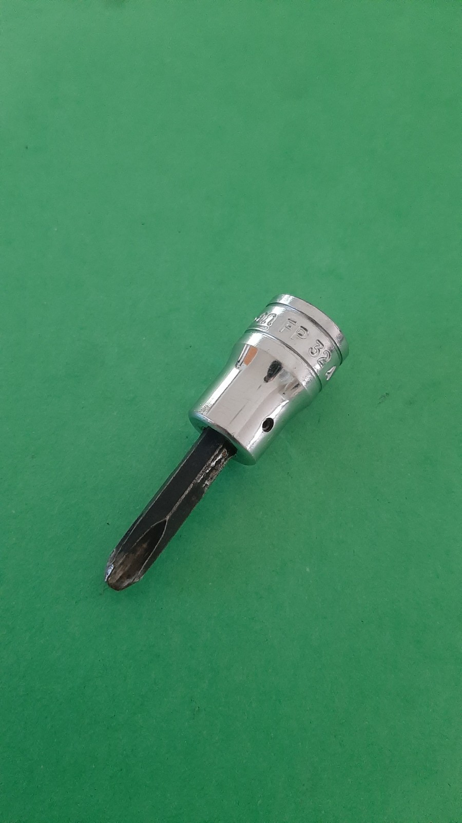 Snap-on Tools USA FP32A 3/8″ Drive No. 3 Phillips Bit Driver Socket USA 630