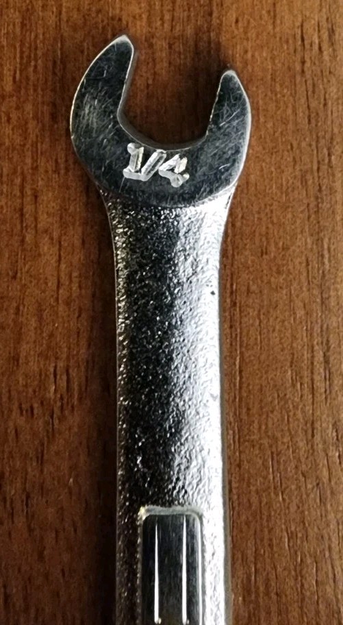 ​Vintage Craftsman VV 44571 Wrench 1/4 x 5/16 Double Open End MADE IN USA