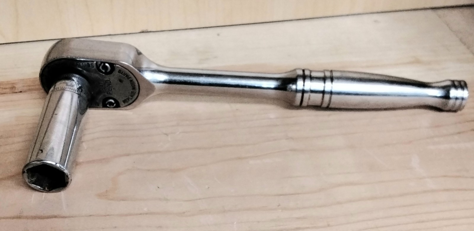 Snap-on Tools USA 3/8″ Drive Chrome Standard Fixed Head Ratchet F80