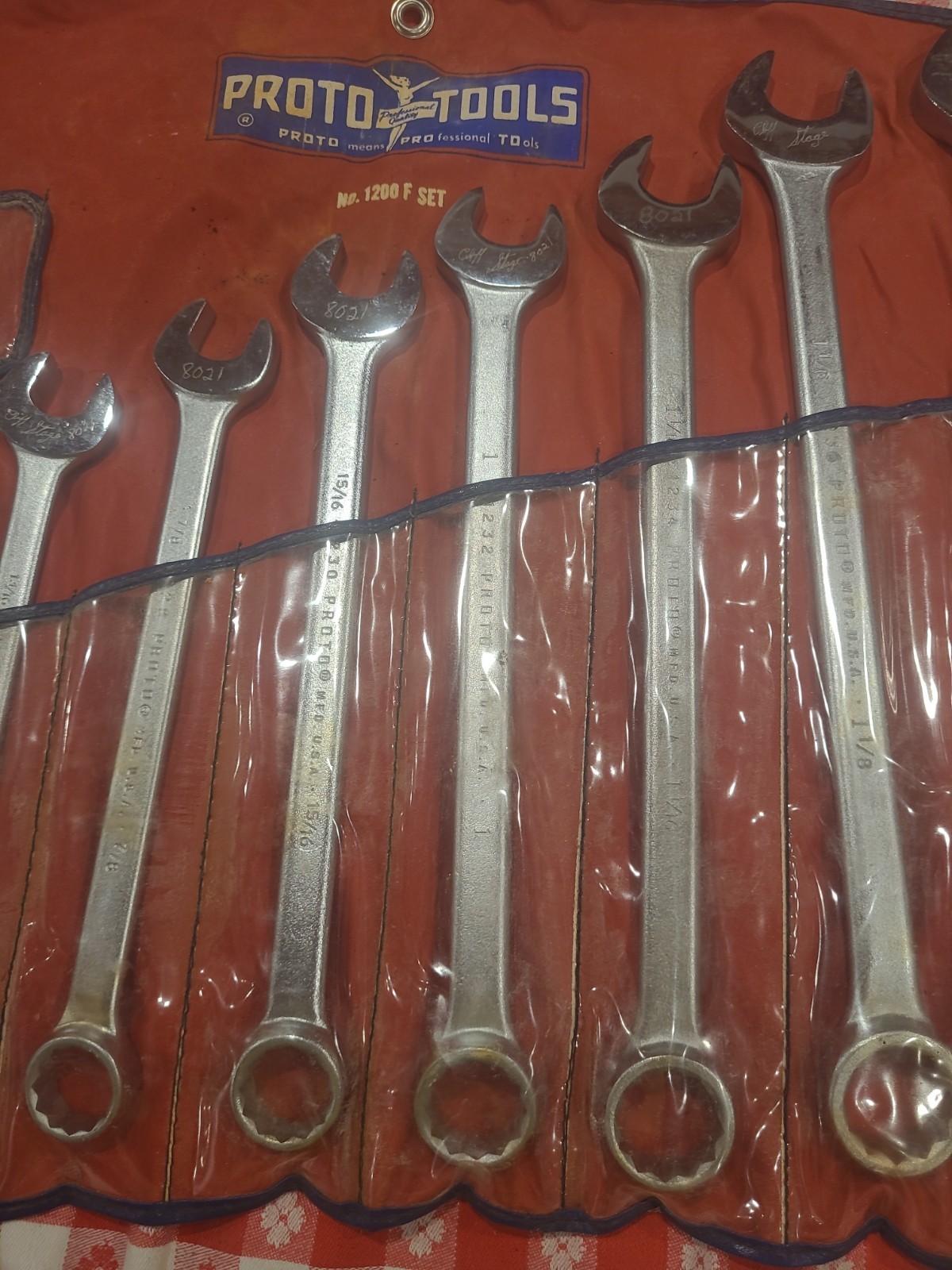 PROTO PROFESSIONAL 10-Piece 12-Point SAE Combination Wrench Set 5/8 to 1-1/4″