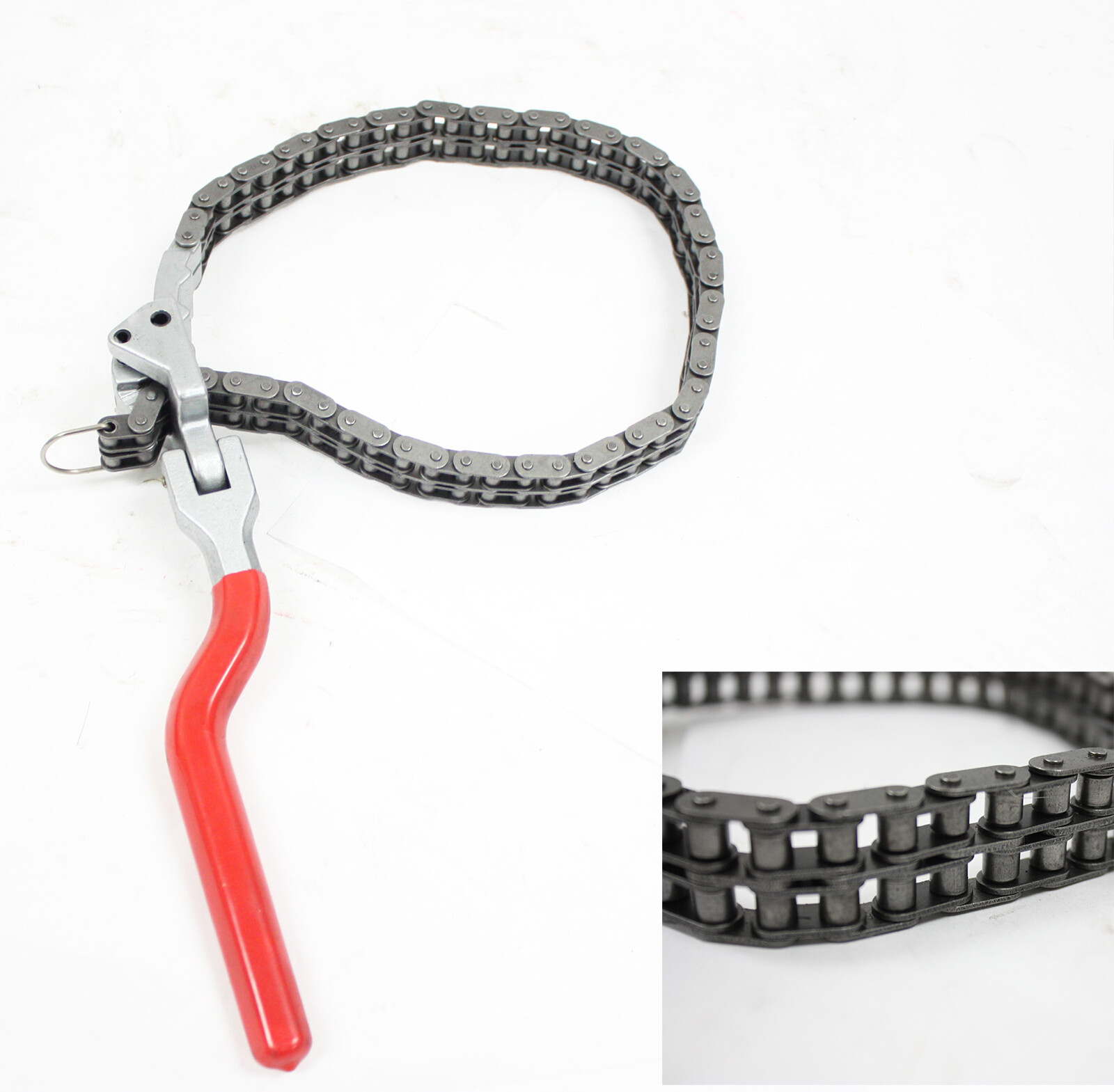Heavy-Duty Ratcheting Chain Wrench Oil Filter Change Pipe Fittings 60-160mm