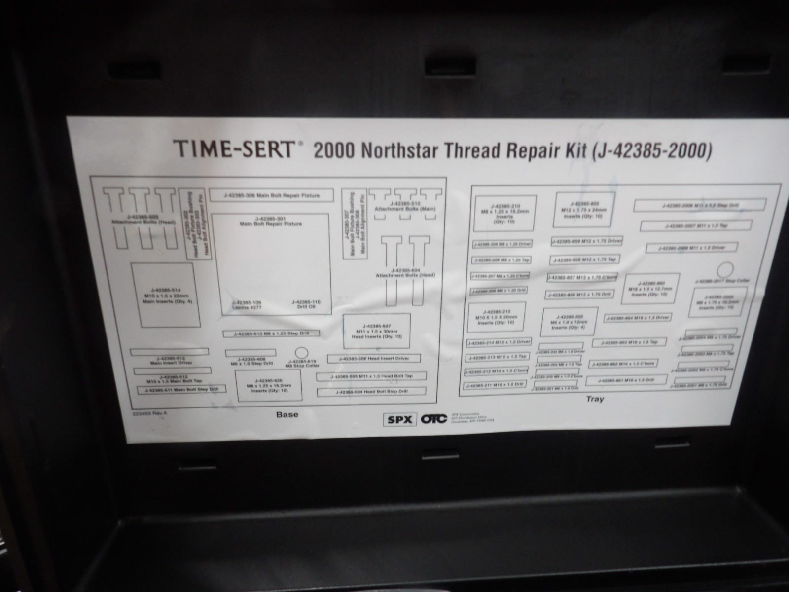 Kent Moore Time Sert J-42385-2000 Thread Repair Kit for Northstar Engines