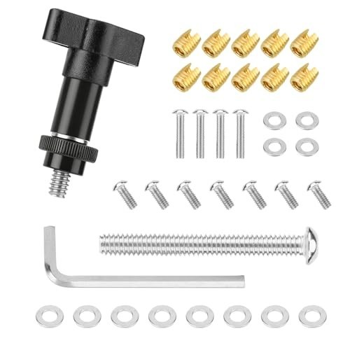 37Pcs Brass Thread Insert Repair Kit, Stainless Steel Fairing Bolts for Harley 1