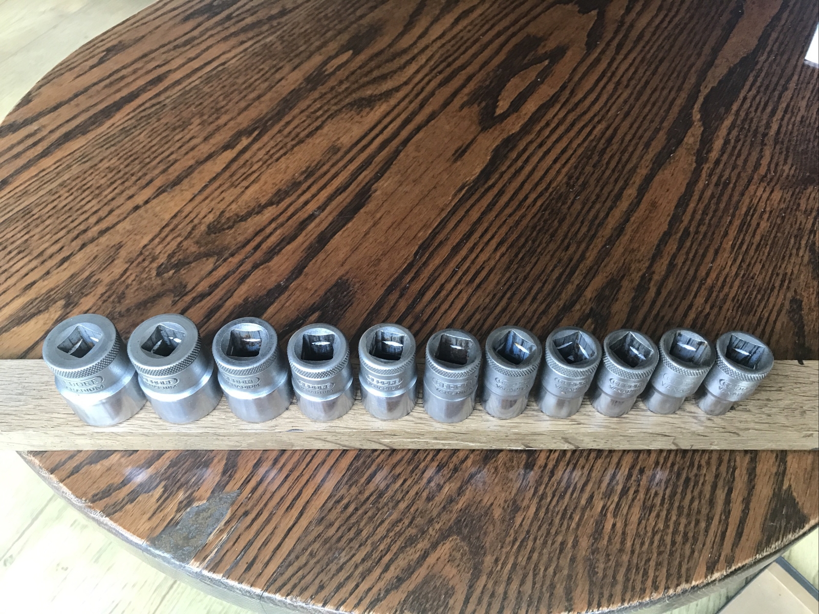 11 Gedore Sockets 1″ To 7/16″ AF With 1/2″ Drive. No 4.