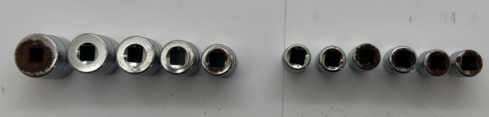 Snap On 112STMMY & 112TMMY 1/4″ Dr- 22pc deep/shallow sockets