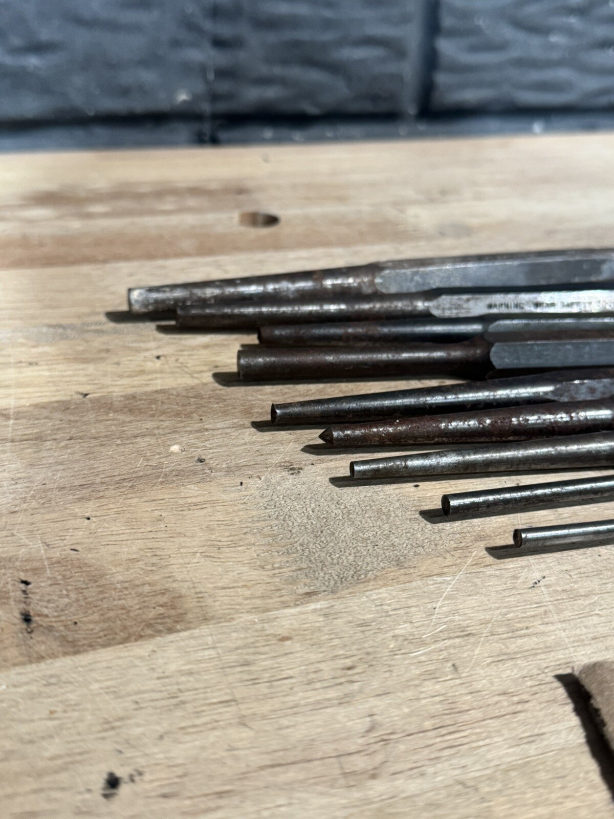 SNAP ON tapered Punch Set Of 9 PPC 105A 106A 4A 205A 206A 110A 4A 208A 210A
