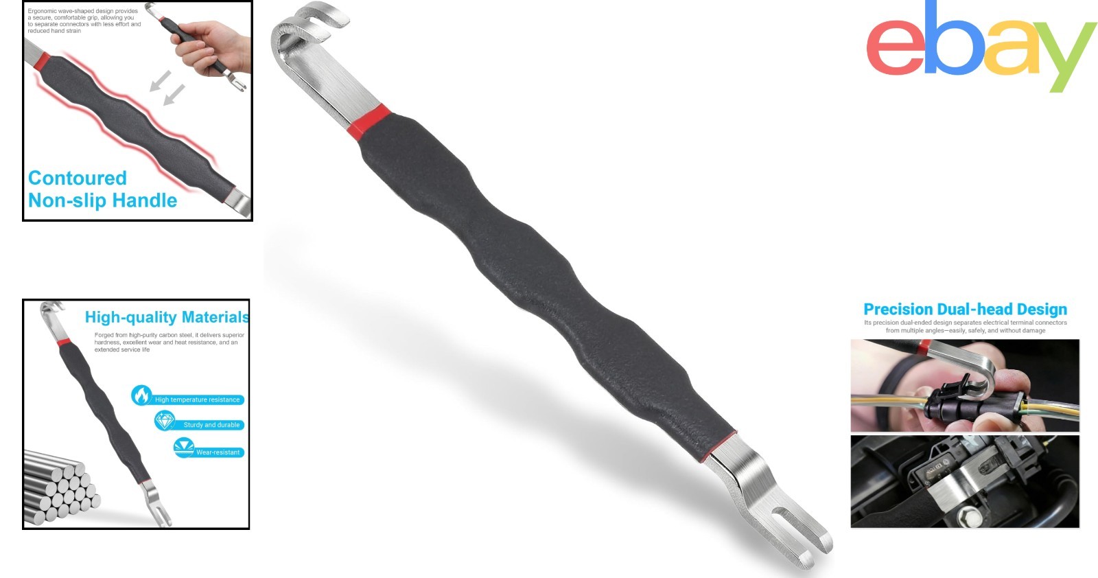 Precision Connector Separator Tool for Safe Automotive Electrical Disconnection