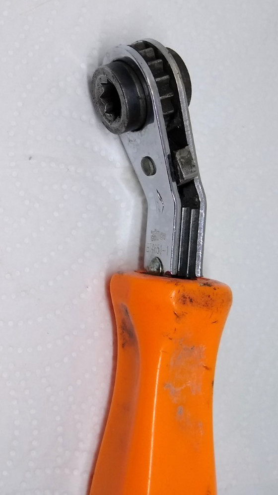 Snap On 5/16″ BT4651-1 Slack Adjuster Ratcheting Wrench Heavy Duty 6-1/2″ Long