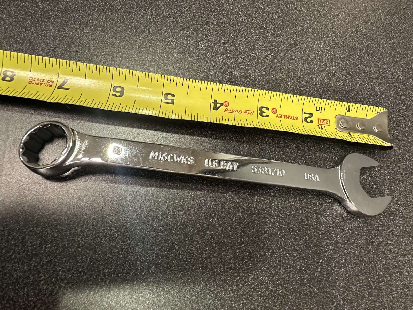 NOS New Old Stock MAC Tools 16M Wrench M16CWKS Made In The USA