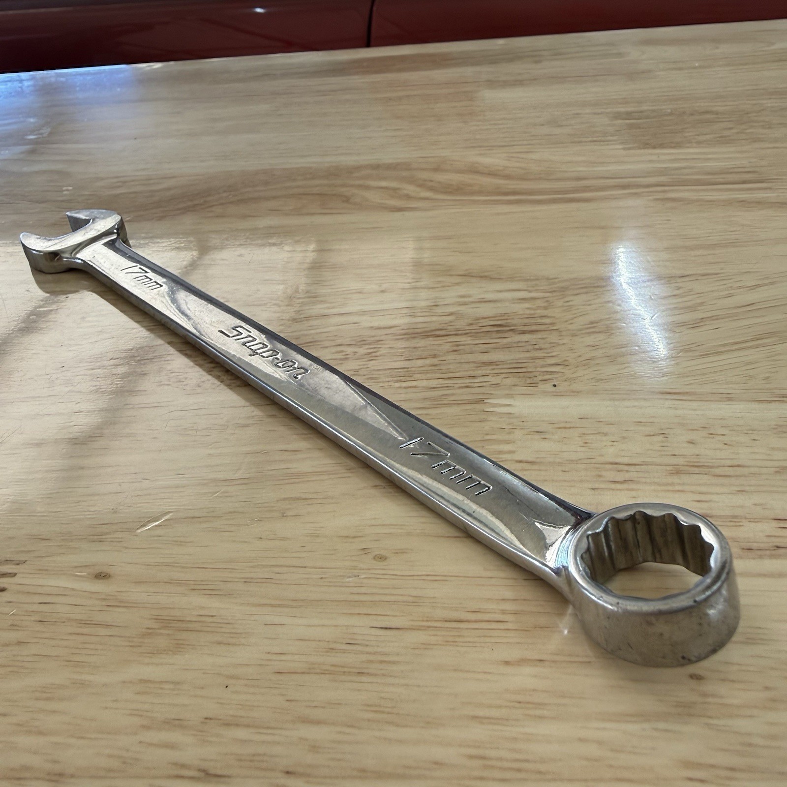 Snap-On OEXM170B Combination Wrench – 17mm – 12 Point Box End – USA- Metric