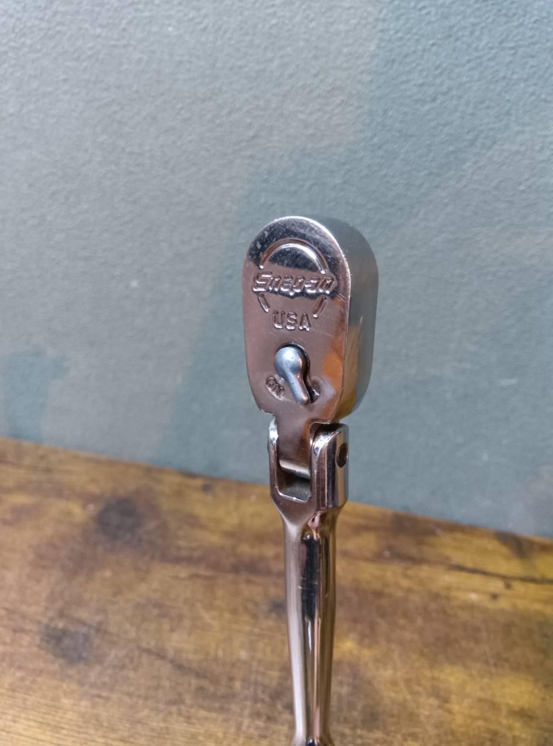 Snap-on FHCLF72 3/8″ dr Dual 80 red Soft Grip Compact Flex Head Ratchet