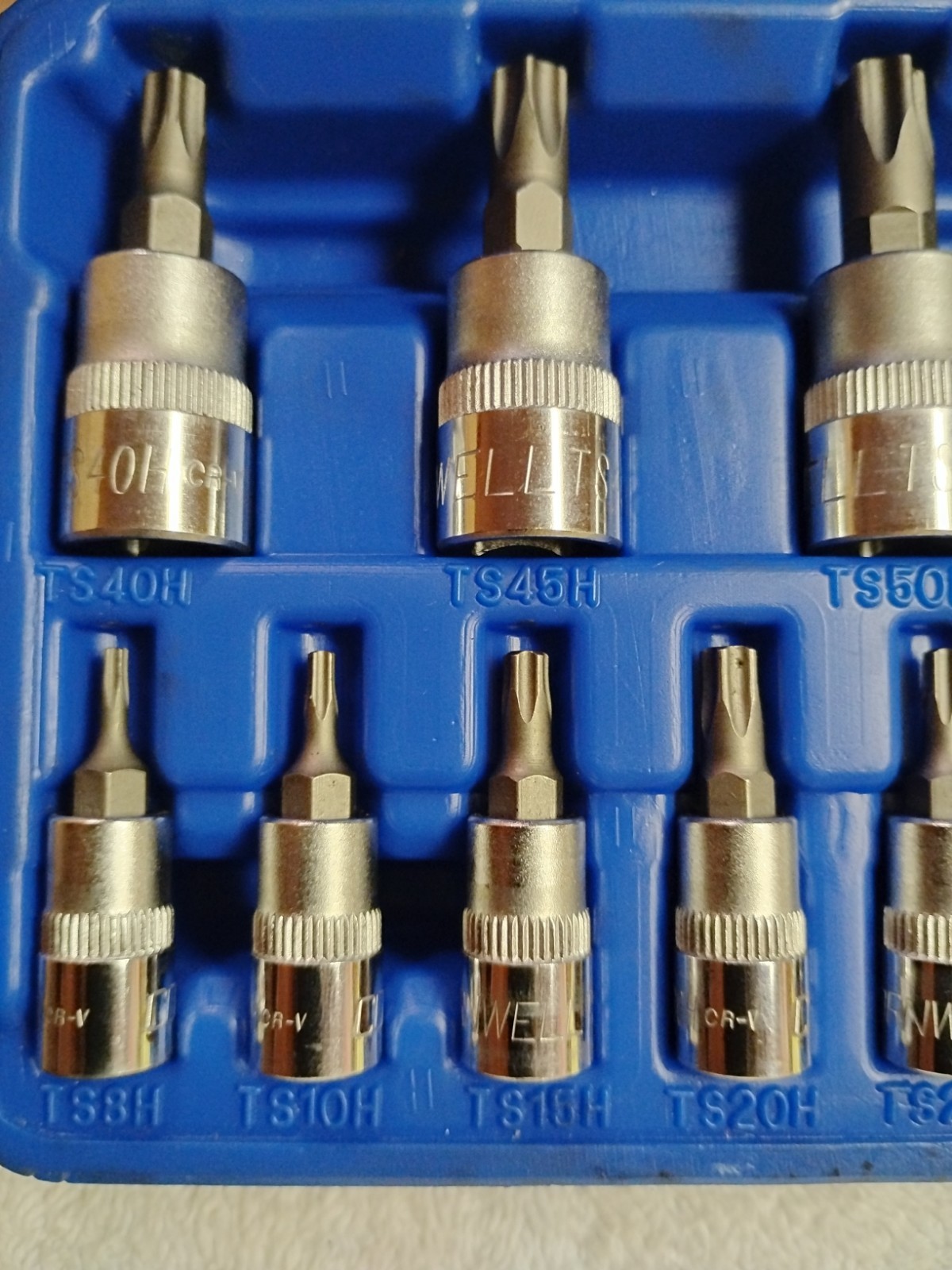 Cornwell Tools CBS-TSH1102S 11 Piece Tamper-Proof Torx 5pt. Socket Set