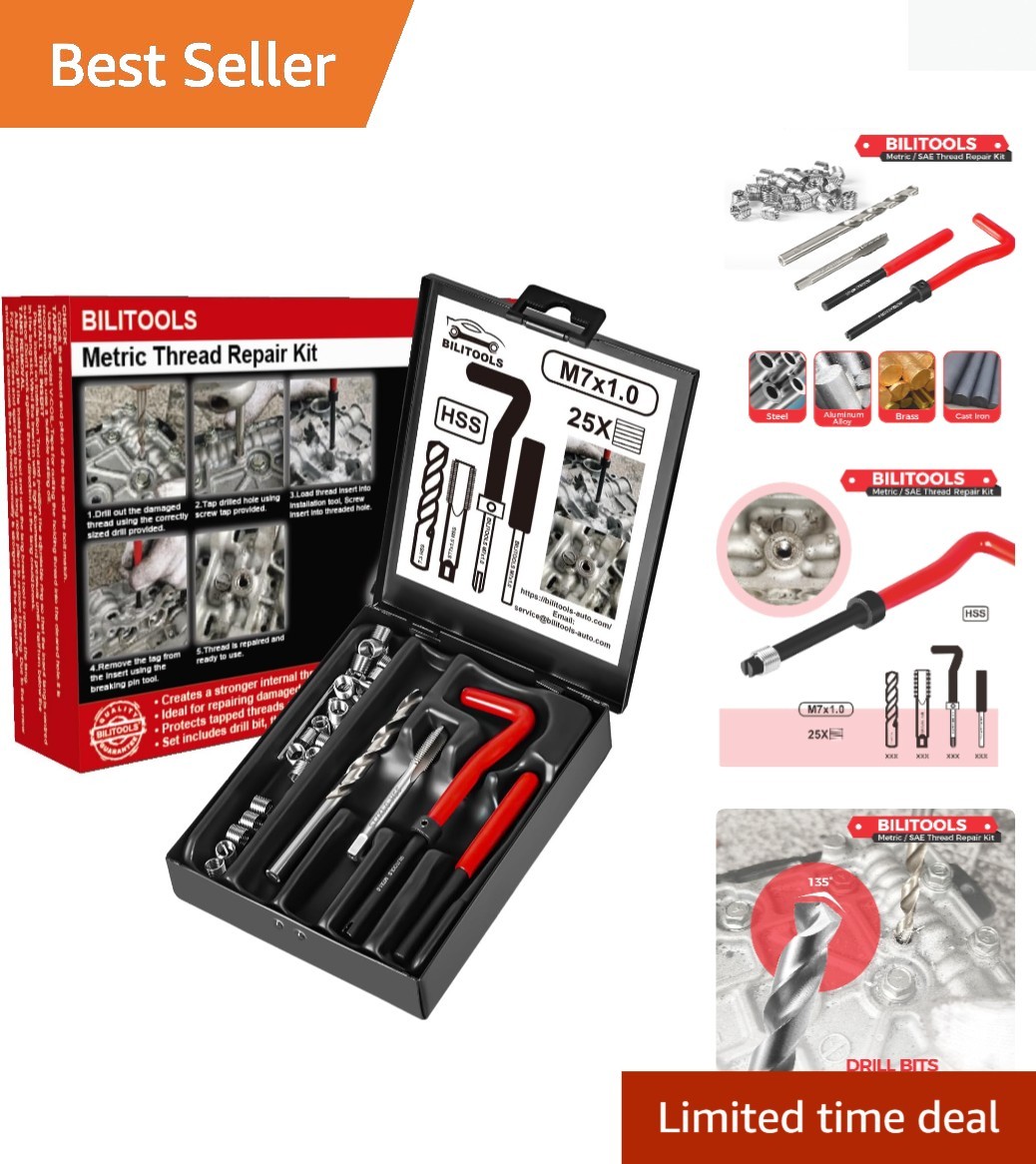 Metric Helicoil Thread Repair Kit with HSS Drill – Strong & Efficient Solutions