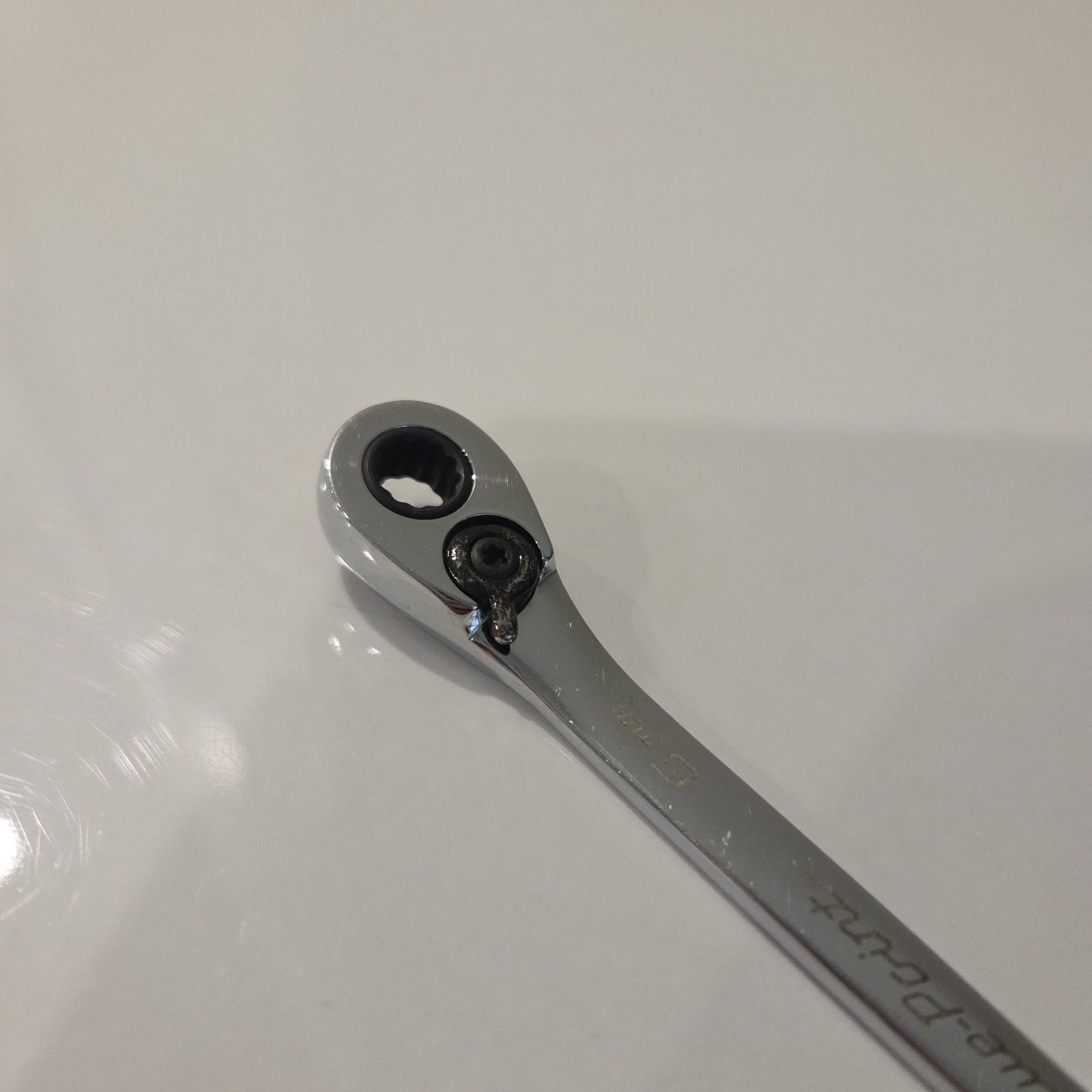 SNAP-ON 6 mm 12-Point Metric 15° Offset Ratcheting Wrench Blue-Point BOERM6