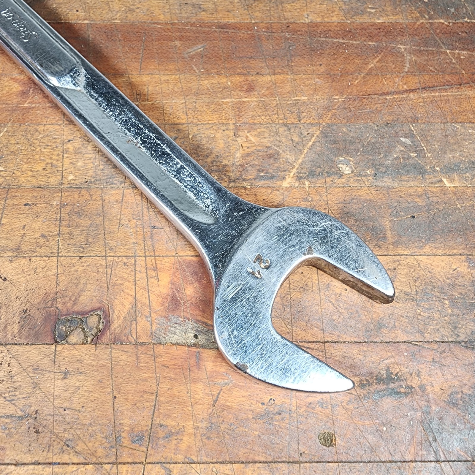 Snap-on Tools VSM2123 21mm & 23mm Metric Double Open End Wrench Made In USA