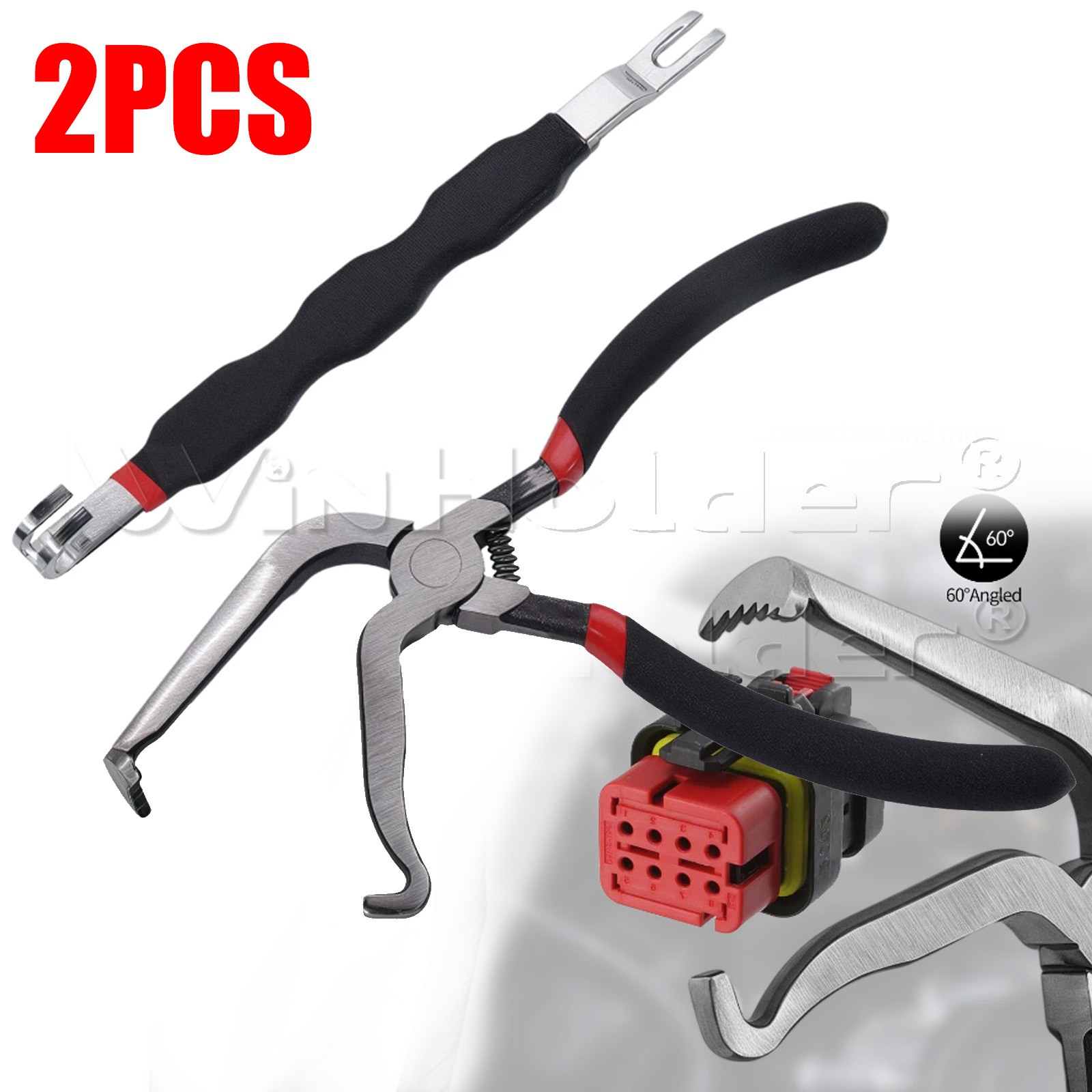 Electrical Disconnect Pliers 60° Connector Separator Automotive Terminal Tools
