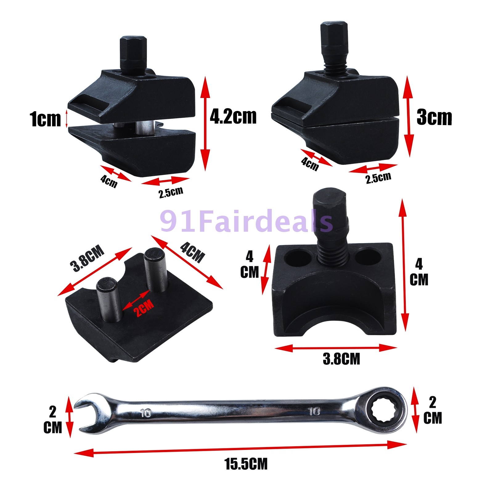Car Suspension Strut Split Hub Steering Knuckle Spreader Tool MAX Torque 13Nm