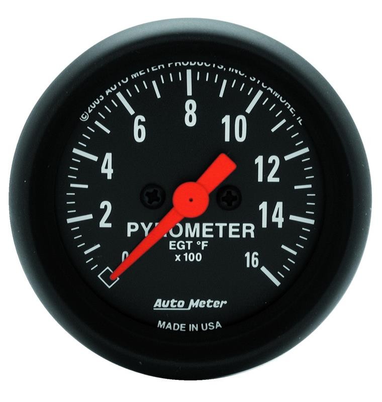AutoMeter For Z-Series 52mm Digital Exhaust Gas Temperature Gauge With K